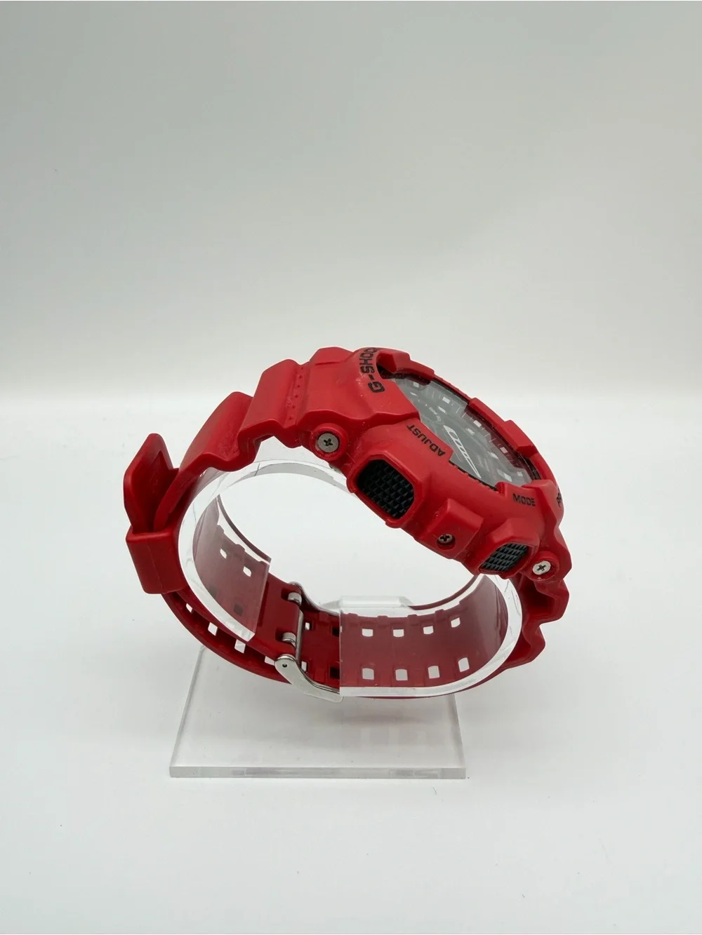 Casio G-SHOCK GA-100B-4A Red Analog Digital Watch